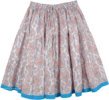 Serenity Floral Full Short Summer Cotton Skirt