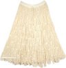 Pearl Ivory Country Style Crochet Skirt