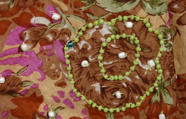 XXS Cotton Beaded Long Skirt