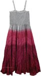 Sleeveless Vin Rouge Boho Sexy Dress
