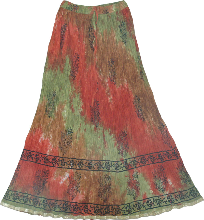 Tahitian Summer Long Skirt  