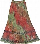 Tahitian Summer Long Skirt  