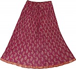 Blush Crinkle Short Skirt