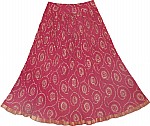 Flushed Chakra Ethnic Skirt 