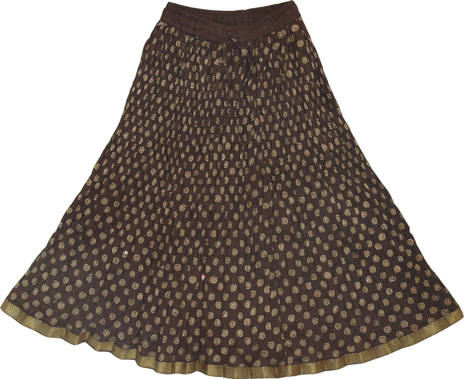 Kabul Summer Crinkle Short Skirt