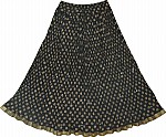 Black Fiesta Summer Skirt