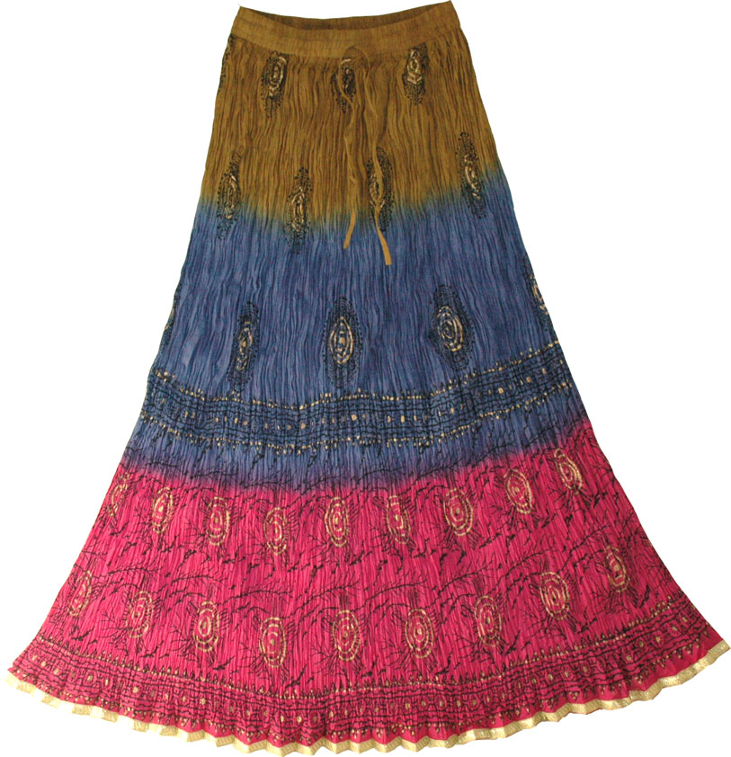 Boho Hippie Broomstick Skirt