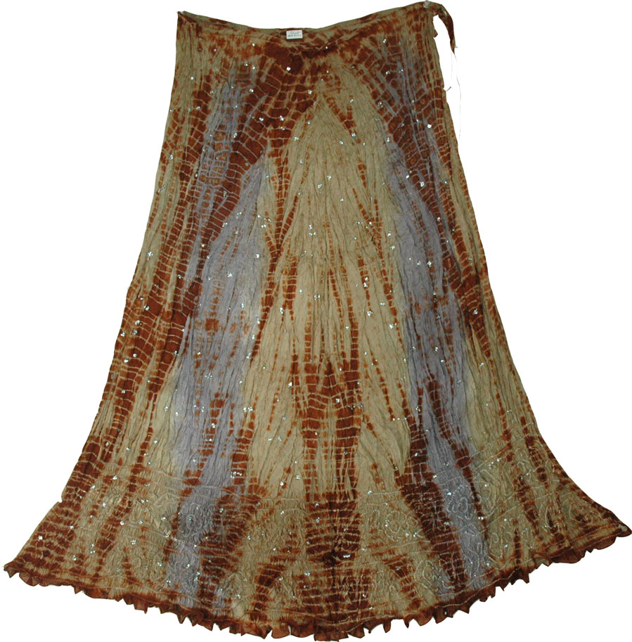 Gypsy Crinkle Silk Skirt