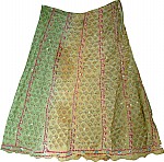 Boho Shaded Silk Skirt