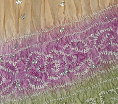 Indian Tie Dye Silk Skirt