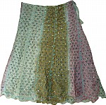 Shadow Shaded Silk Skirt