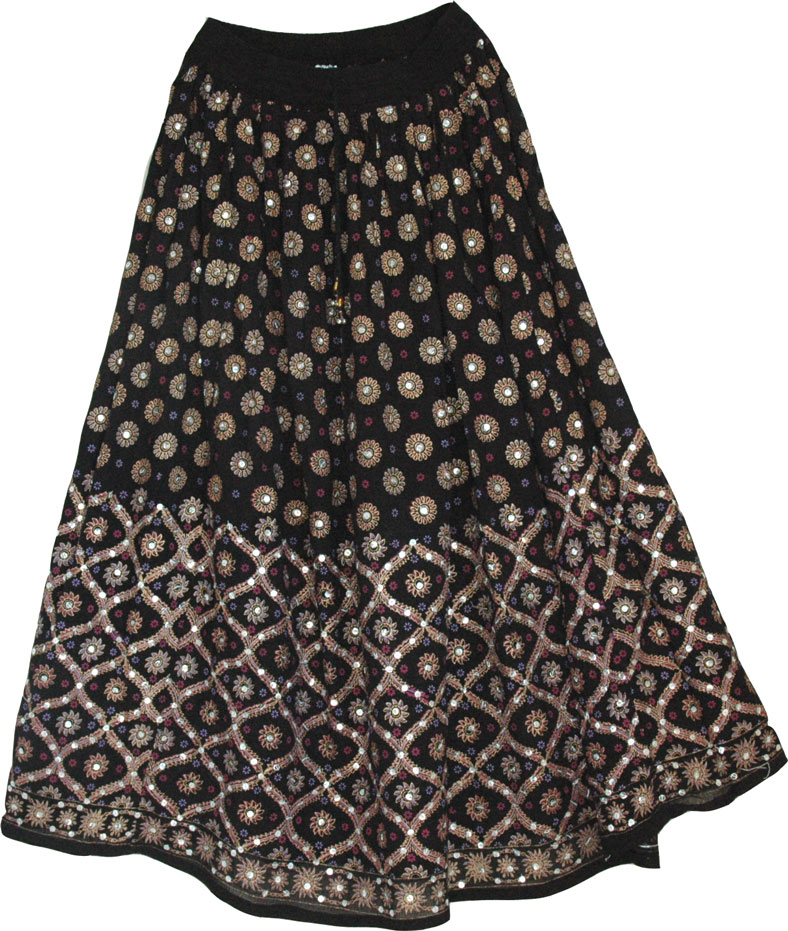 Bohemian Boho Night Long Skirt