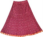 Vin Rouge Party Short Skirt 