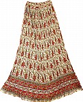 Mojo Folk Boho Tall Cotton Skirt