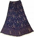 Cloud Burst Summer Tall Long Skirt 