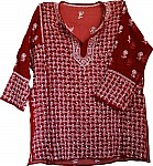Spanish Red Ladies Tunic Shirt