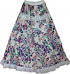 Bohemian Hippie Cotton Long Skirt