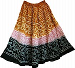 Hawaiian Tan Long Tie Dye Skirt