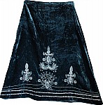 Tiber Rome Velvet Sequin Skirt