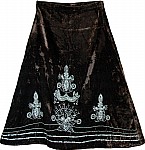 Zeus Velvet Sequin Skirt