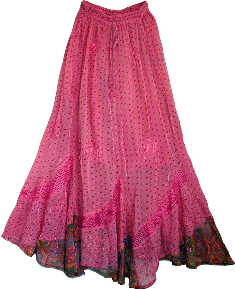 Romantic Womens Long Skirt 