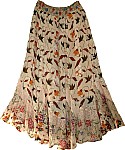 Sandalwood Georgette Skirt 