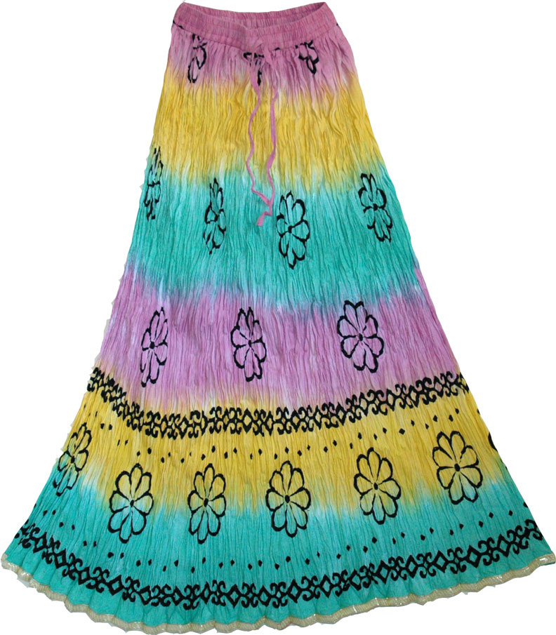 Fiesta Summer Tall Long Skirt 