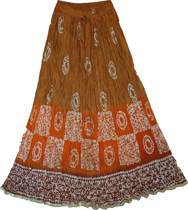 Crinkle Gyspy Boho Skirt