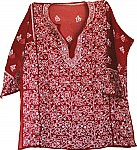 Spanish Red Ladies Tunic Shirt