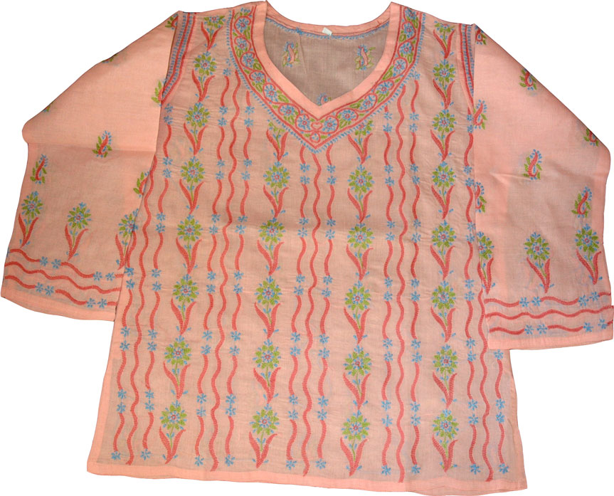 Contessa Embroidered Cotton Tunic