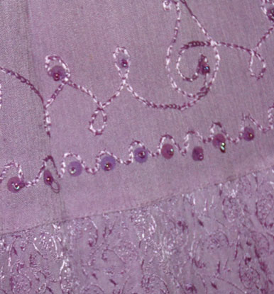 Old Lavender Flowy Long Skirt