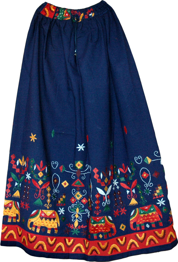 Embroidered on skirt outlet