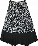 Floral Print Womens Long Skirt