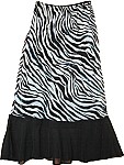 Animal Print Women`s Skirt