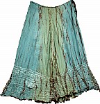 Gypsy Crinkle Silk Skirt