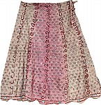 Old Rose Romantic Silk Skirt