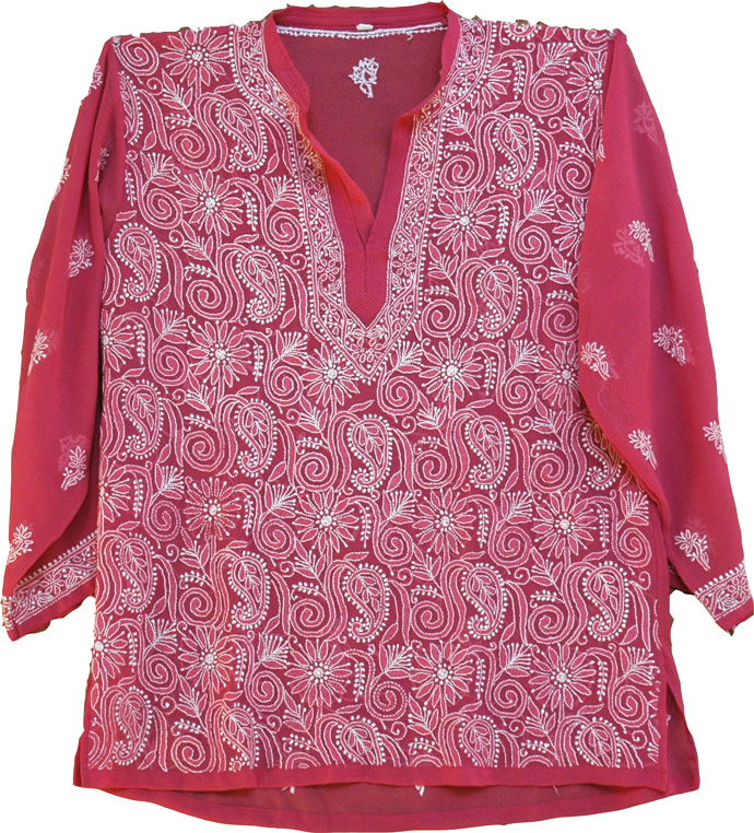 Turkish Rose Ladies Tunic Top