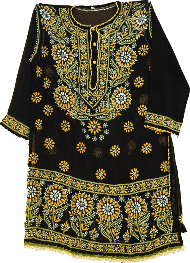 Embroidered Tunic Top Summer Shirt