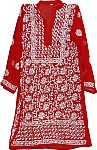 Spanish Red Ladies Tunic Shirt