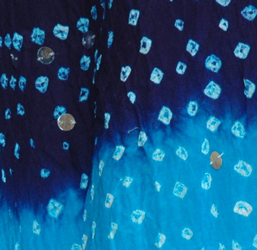 Eastern Blue Ethnic Cotton Skirt