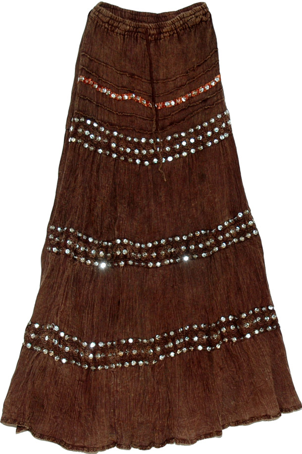 Vintage Style Sequin Skirt 