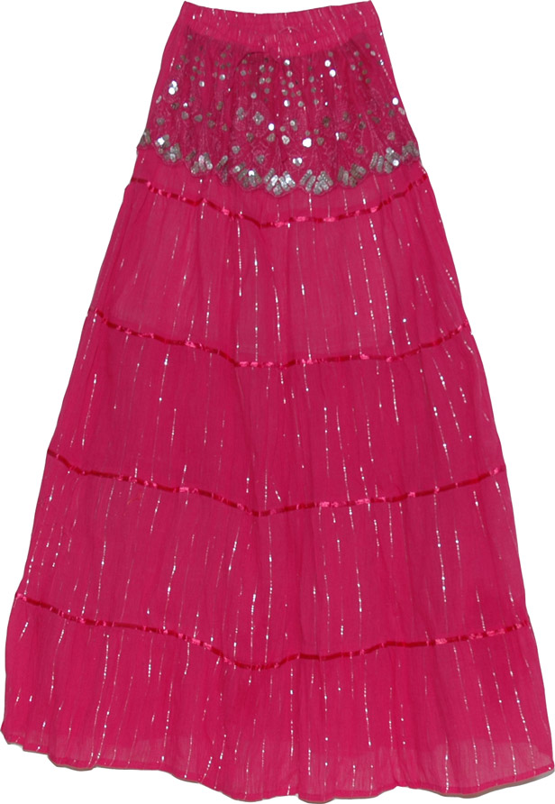 Charmed Sequin Long Skirt