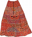 Ethnic Printed  Boho Long Skirt