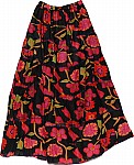 Bohemian Hippie Cotton Long Skirt