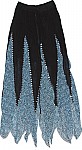 Womens Black Georgette Skirt 