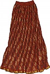 Sepia Skin Ethnic Indian Skirt