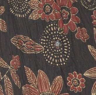 Short Black Floral Skirt