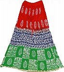 Batik Print  Cotton Skirt