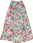 Bohemian Hippie Cotton Long Skirt