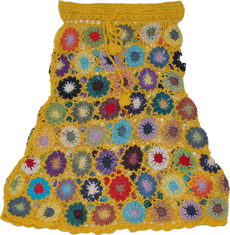 Supernova Crochet Extra Small Beach Skirt